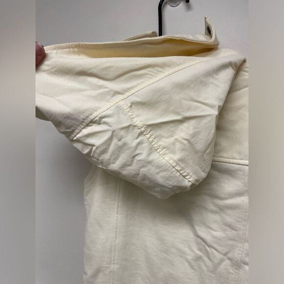 Burton Snowboarding Cream Hooded Sleveless Vest with Pockets SZ XS - Picture 9 of 10